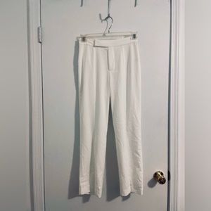 White Lulu Trousers! Worn Once!